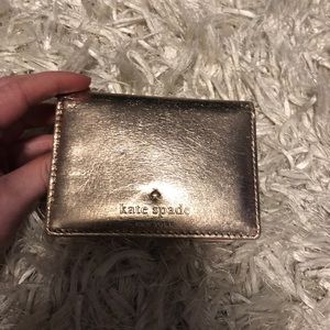 Kate Spade card/Id holder- rose gold